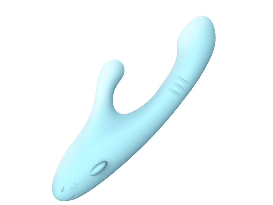 Vibrador De Masaje Impermeable Recargable Usb Con 8 Modos Para Mujeres (azul) Yizhood