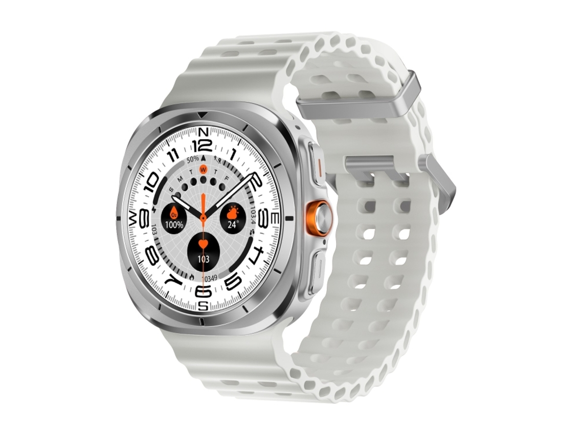 Reloj inteligente resistente al agua IP68 de 1,43 pulgadas con monitorización del sueño (blanco)