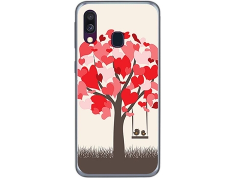 Carcasa Samsung Galaxy A40 TUMUNDOSMARTPHONE Pajaritos Multicolor