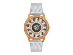 Reloj De Pulsera Analógico De Cuarzo Con Correa De Malla Plateada Para Hombre Y Mujer
