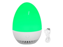 Detector Inteligente De Qualidade Do Ar Wifi Para Casa Com Co2, Temperatura E Umidade, Mini Na Forma De Ovo Com Tela De 3 Cores