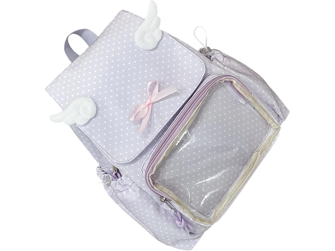 Mochila Transparente Itabg Con Compartimentos Para Bolígrafos, Ideal Para Anime, Cosplay, La Escuela, Viajes Y Como Bolso De Mano.