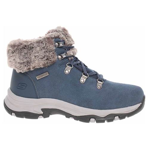 Skechers Trego Falls finest botines mujer zapatos cuero natural azul 380