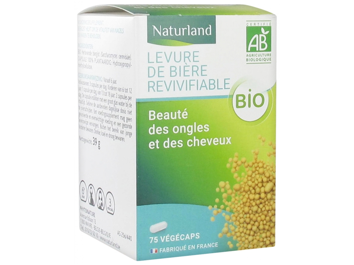 Levadura de Cerveza Revivificable Bio 75 Vegecaps NATURLAND