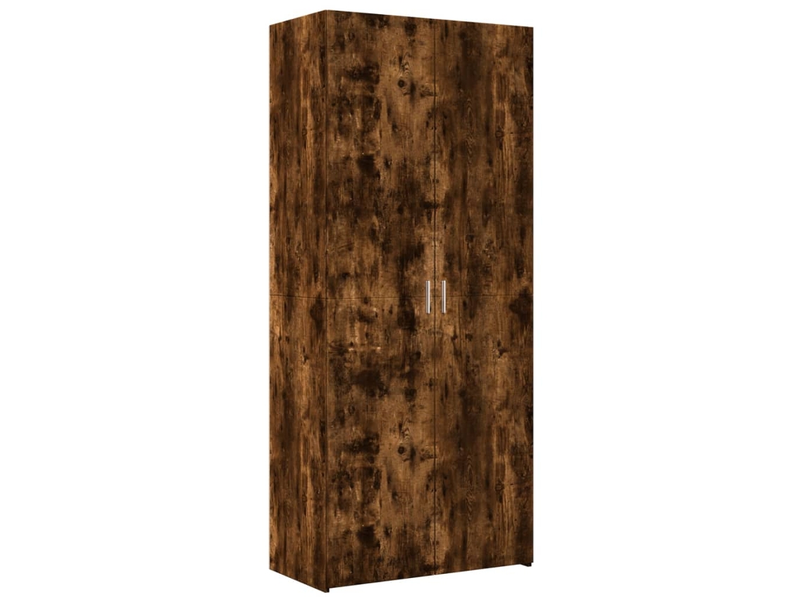 Mueble alto MAISON EXCLUSIVE en madera de roble ahumado (80x42,5x185 cm)