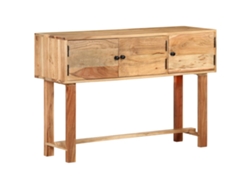 Aparador De Madera Maciza De Acacia 115x35x75 Cm