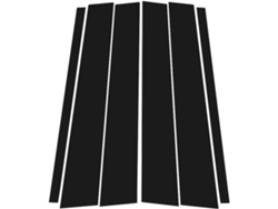 Pegatinas Para Coche, 1 Juego, Molduras De Ventanas, Paneles Puertas, Pilar Bc-pillar Land Rover Discovery
