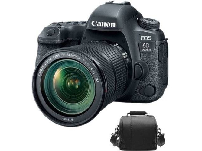 Kit Cámara Réflex CANON EOS 6D II EF 24-105mm F3.5-5.6 IS STM + Funda