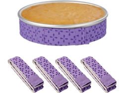 VYLARA Firas De Bolo Mesmo Para Assar, Nivelador De Bolo Para Bolos Uniformemente Assados, Tiras De Algodão Grossas Super Absorventes Para Bolos Perfeitament