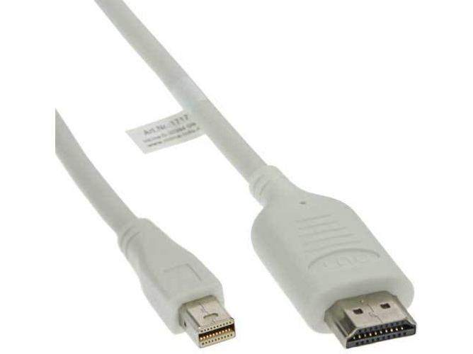 Cable HDMI INLINE (HDMI - HDMI - Blanco)