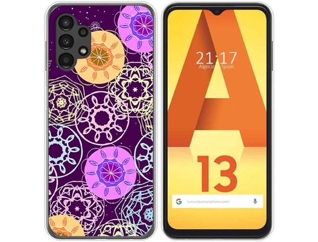 Carcasa para Samsung Galaxy A13 4G TUMUNDOSMARTPHONE Dibujos Radial Multicolor