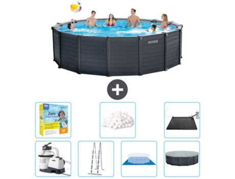 Piscina Tubular INTEX 26384GS-CB50 (16805 L - 478x124cm)