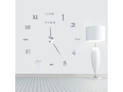 2026-kit De Reloj De Pared Grande Moderno Diy Con Pegatina De Superficie Espejo 3d Para Hogar Y Oficina