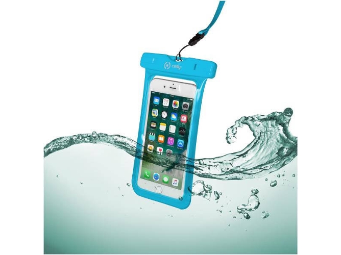 Carcasa Universal iPhone7/7 Plus CELLY Splash Azul