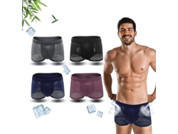 2026-boxhero Calzoncillos De Bambú Para Hombres - Confort Todo El Día, Material Suave Y Transpirable, Regalo Ideal