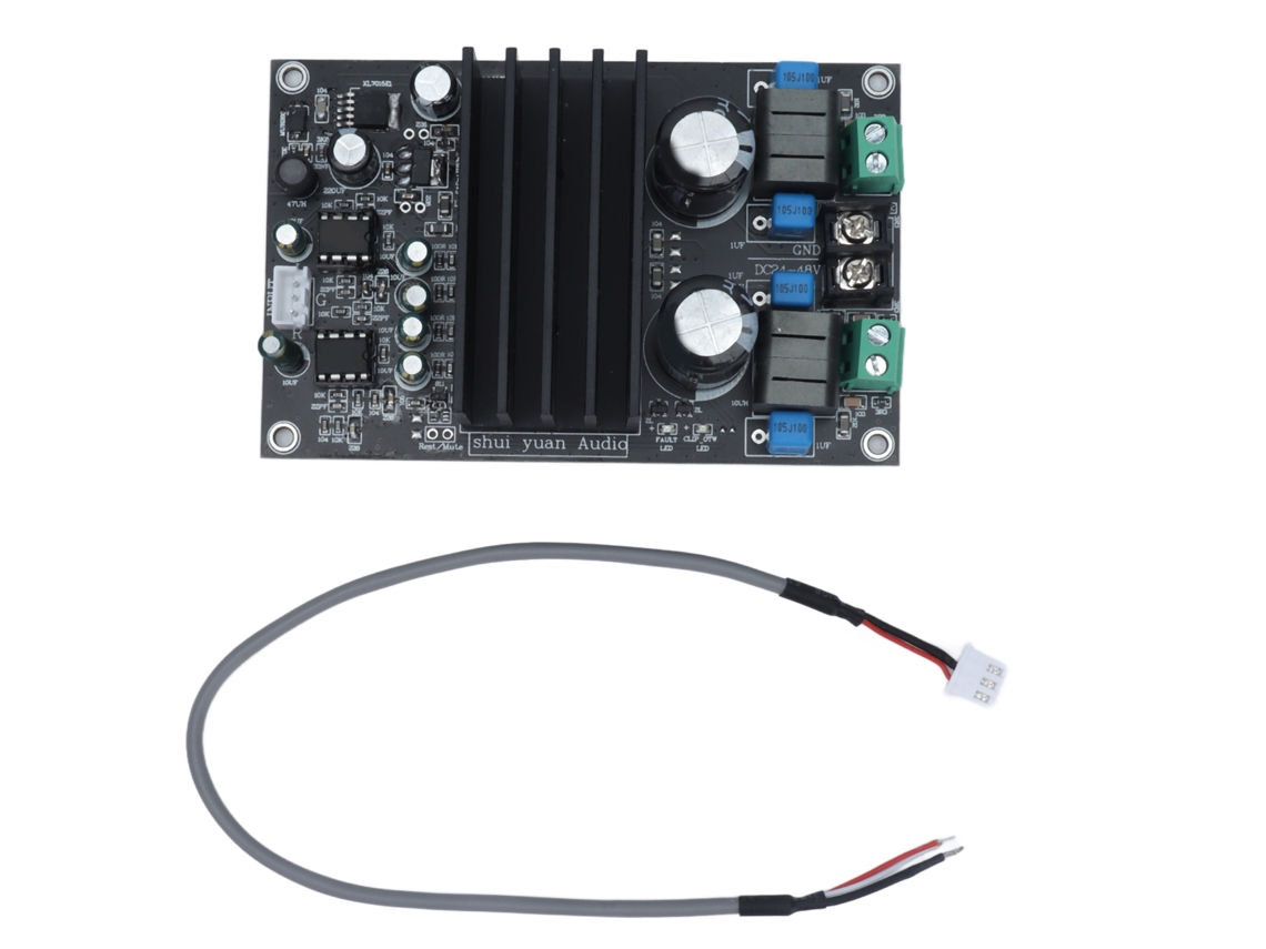 Módulo De Placa Amplificadora Digital 2.0 300wx2 Clase D Tpa3255 Dc24-48v Ne5532p