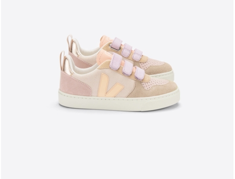 Zapatillas VEJA Small Small V-10 Velcro Multico-Sab Niños (33 - Rosa)