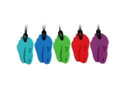 5 Collares Masticables Sensoriales Con Forma De Dinosaurio, Fabricados En Silicona De Grado Alimenticio Para Niños Y Adultos.