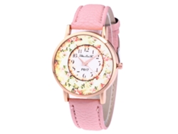 Reloj De Pulsera De Cuarzo Para Mujer Con Correa De Cuero Sintético.