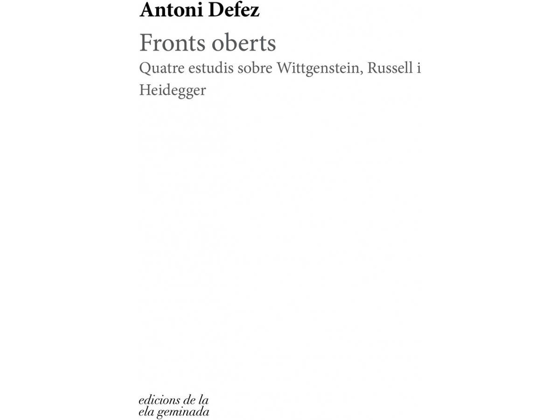 Libro Fronts Oberts de Antoni Defez (Catalán)