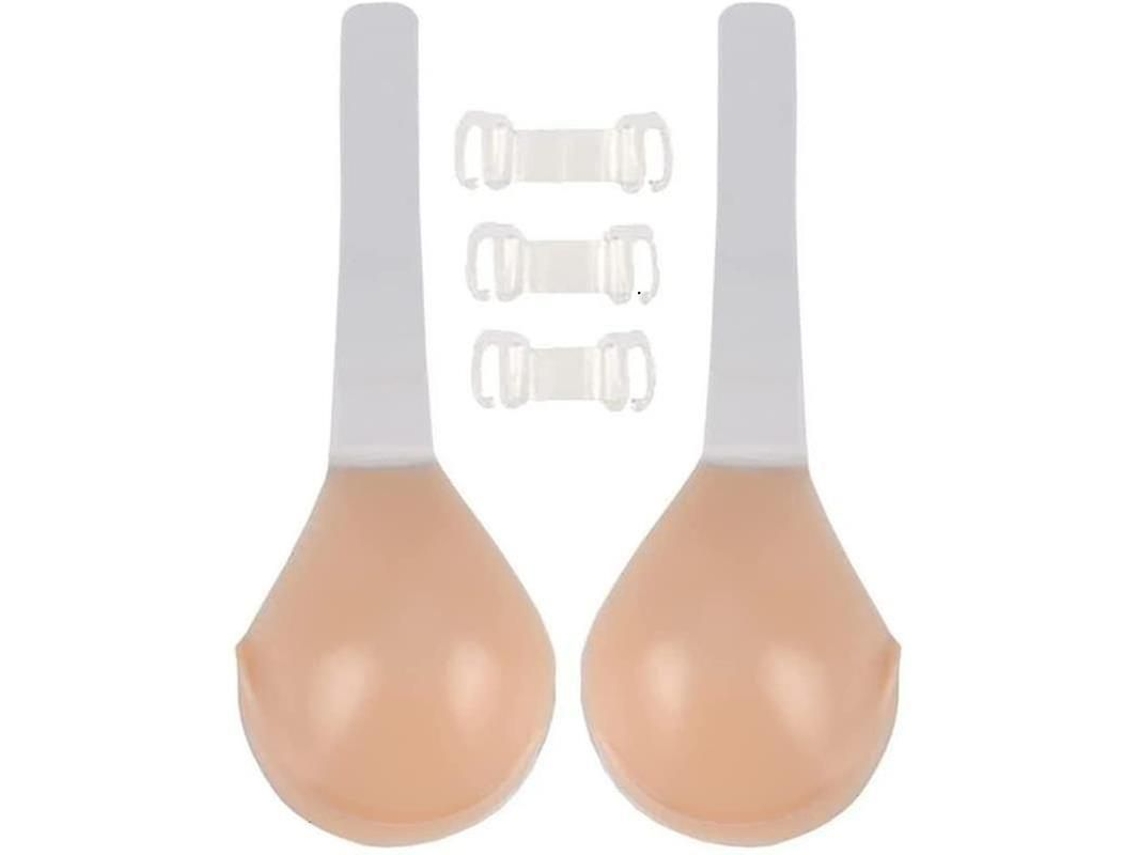 2026-sujetador De Silicona Teardrop Con Tres Hebillas, Elevación Invisible Y Adhesivo Para Vestidos De Escote Bajo