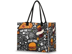 Bolso de hombro Tropicallife con estampado de delfines, 42x17x33 cm