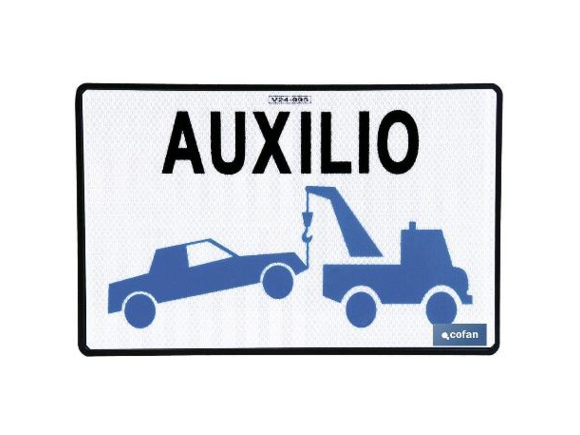 Placa grua de serv. auxilios en carretera
