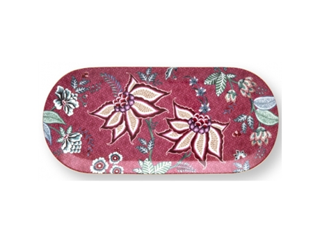 Tarta Rectangular PIP STUDIO Flower Festival Rosa 33X15X1.6cm