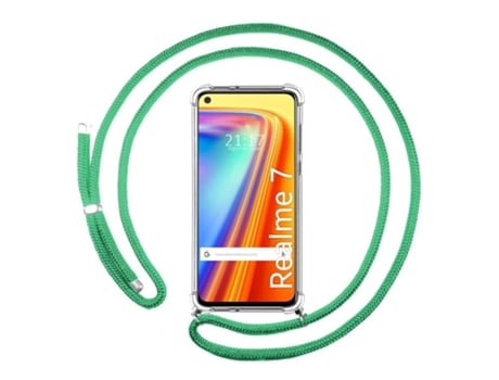 Carcasa Realme 7 TUMUNDOSMARTPHONE Colgante Verde