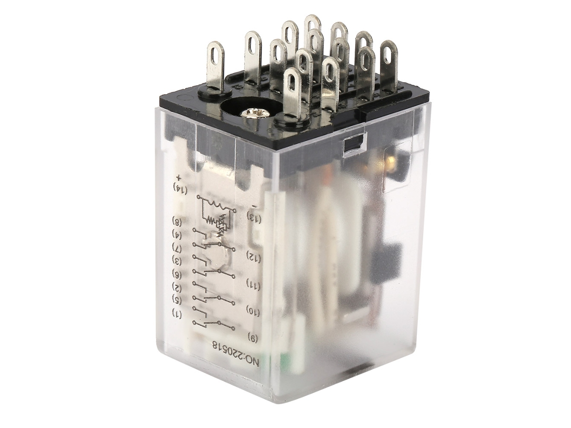 Yncm2026-relé Intermedio Electromagnético Bemm4c 14 Pin 5a 110vdc Mini Potencia