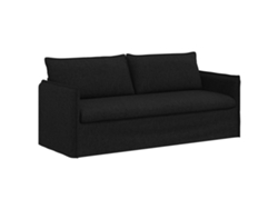 Sofá De Salón | Sofá De Descanso | Sofá Negro 196 X 82 X 85 Cm Tela