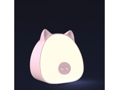 Mini luz nocturna Lámpara de cerdo linda con sensor de contacto Cambio de color recargable para niños Dormitorio Pak55 | Lámparas de mesa SLD