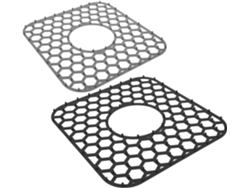 Ajuste Universal. Esta Alfombrilla De Silicona Para Secar Platos Se Adapta A La Mayoría De Fregaderos Y Enc...