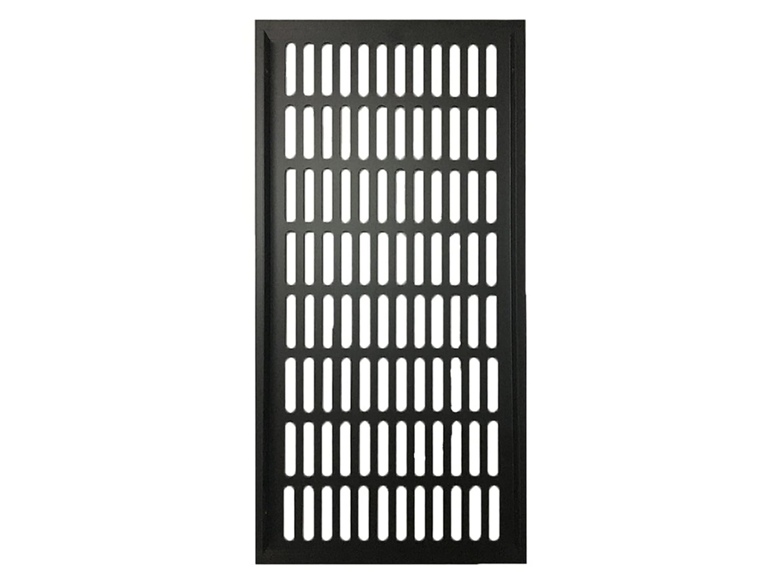 Rejillas De Ventilación, Rejilla Ventilación Rectangular Malla Transpirable En Aleación Aluminio, 200 Mm An...