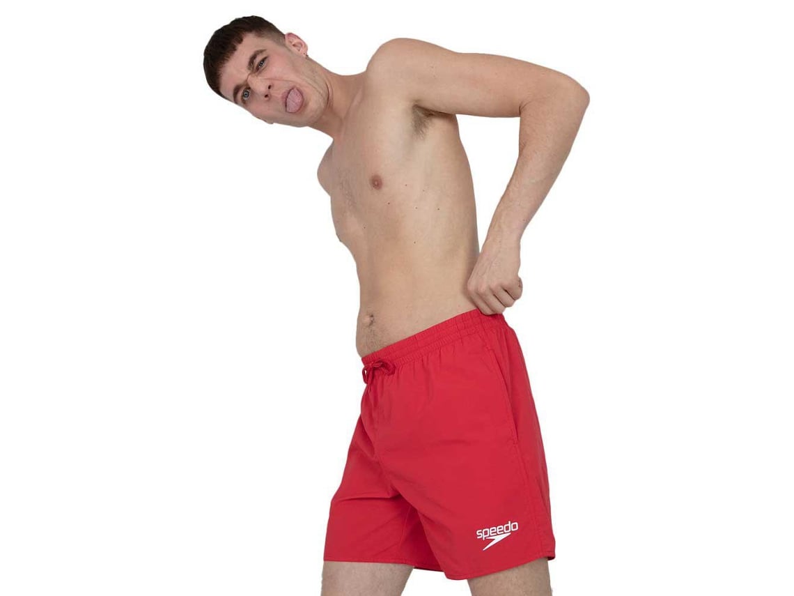 Pantalones Cortos de Playa para Hombre SPEEDO Essentials 16´´ Rojo para Natacion (XL)