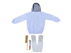 Traje De Apicultura Xxl Ventilado Con Chaqueta, Guantes, Raspador, Cepillo Y Accesorios.