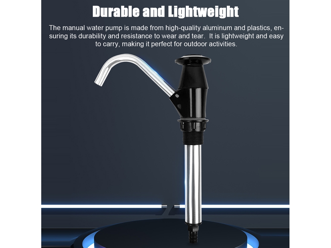 Bomba De Agua Manual Portátil Para Fregadero Con Grifo, Ideal Para Viajes En Autocaravana, Camping Y Remolques.