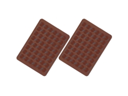 Set De Moldes De Silicona Para Macarons Caseros, 2 Piezas, 48 Moldes, No Adherente, Seguro Para Horno Y Lavavajillas