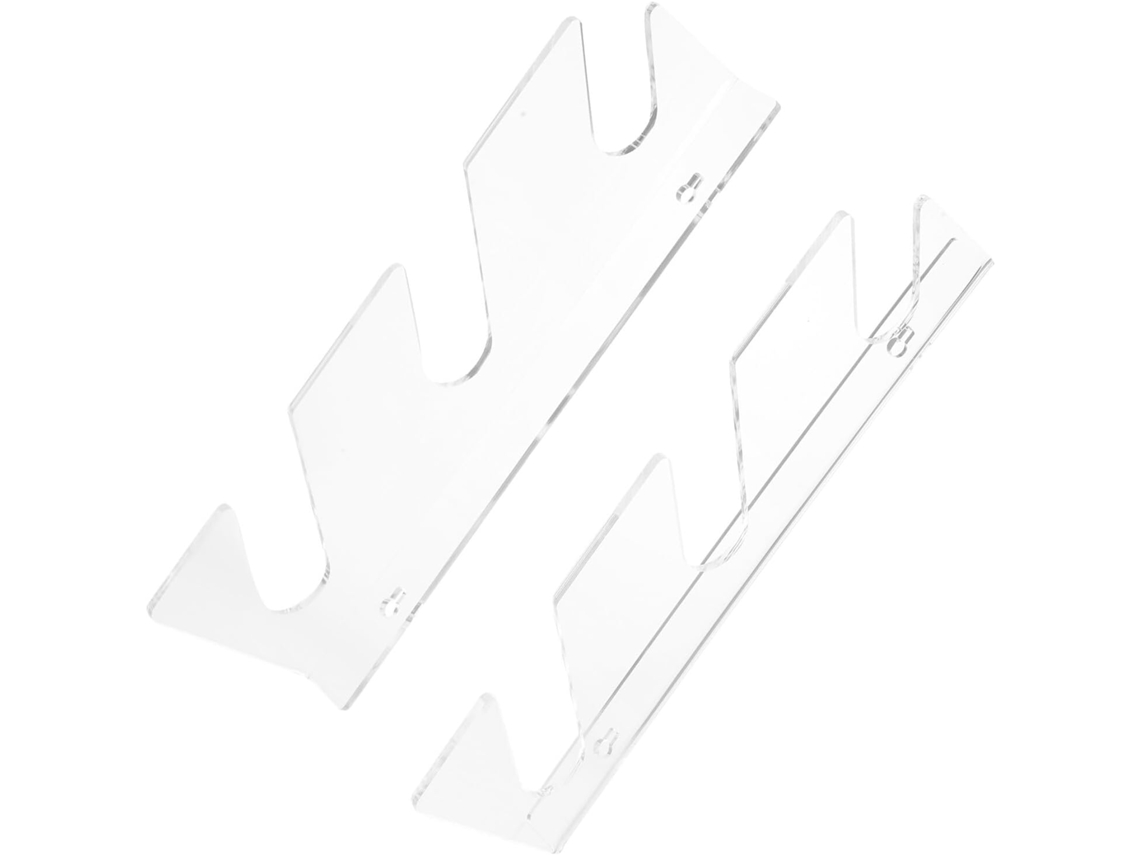 Estantería De Pared De Acrílico Transparente De 3 Niveles Para Optimizar El Espacio En La Sala De Estar Y El Garaje.