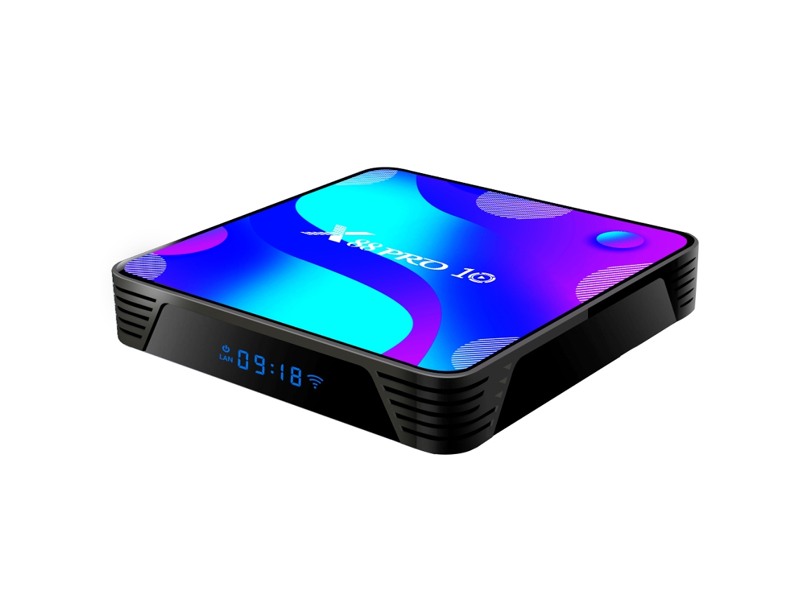 X88 Pro 10 Android 11.0 Smart TV Box Reproductor multimedia 4K UHD RK3318 Wi-Fi 5G