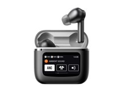 YEMAESRE HiFi Stereo Smart Touch Lcd Bluetooth Tela Cancelación de Ruido Auriculares Negro