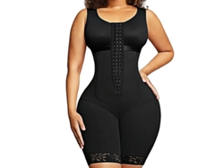 Faja moldeadora de cuerpo completo Yuysan, tallas grandes, moldea la cintura y levanta los glúteos, negra, talla S