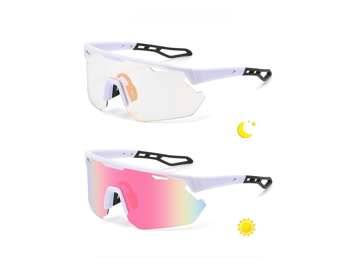 Gafas De Sol Para Ciclistas, Gafas De Sol Fotocromáticas Para Hombre Y Mujer, Protección Uv, 1 Unidad Rosa. Siurn