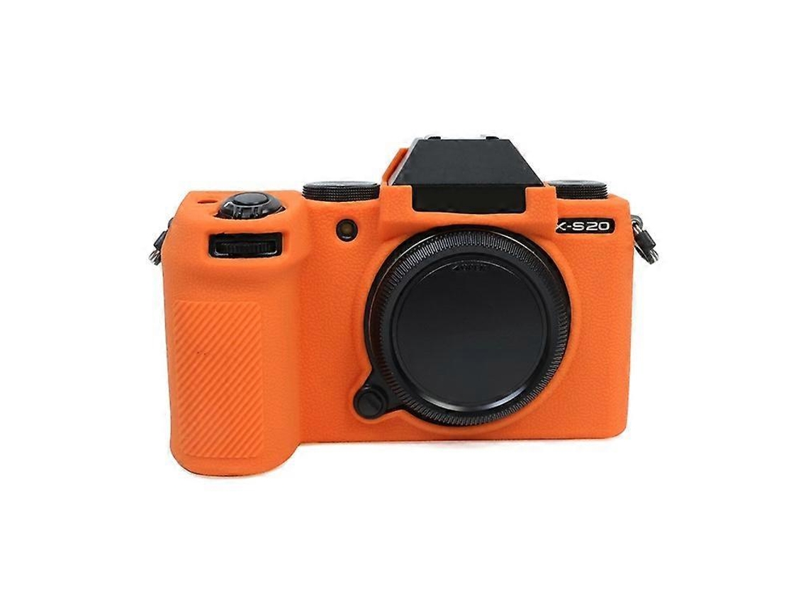 Funda protectora de silicona suave Facpoet a prueba de golpes para cámara Fuji X S20