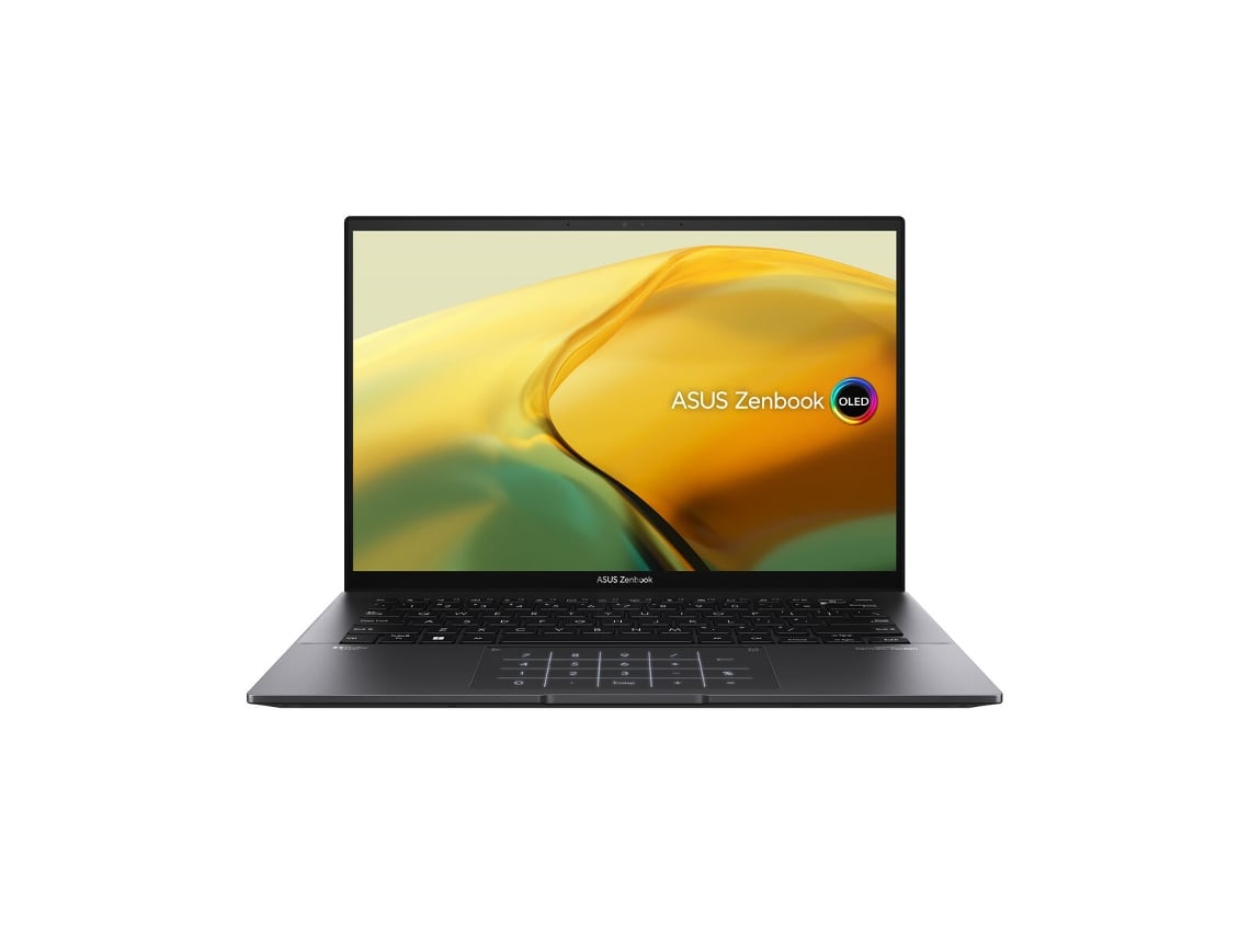 Portátil ASUS ZenBook 14 OLED UM3402YA-KM512WS (14'' - AMD Ryzen 7 7730U - RAM: 16 GB - 512 GB SSD - AMD Radeon Graphics)