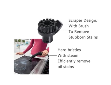 Repuestos de limpiador a vapor, accesorios para Karcher Sc1/Sc2/Sc3/Sc4/Sc5/Sc7/Ctk10/Ctk20, cepillo raspador de cabeza de cepillo de espejo