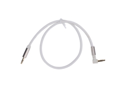 Cabo De Áudio 3.5mm Macho Para Macho Com Ângulo De 90 Graus Dourado Placado Estéreo 2m Para Fones De Ouvido Tablet Alto-falante