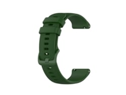 Bracelete Para Samsung Galaxy Watch Active (40mm) - Silicone Com Padrão Xadrez (20mm) - Amy Green