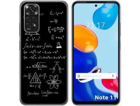 Carcasa Xiaomi Redmi Note 11 TUMUNDOSMARTPHONE Dibujos Formulas Multicolor
