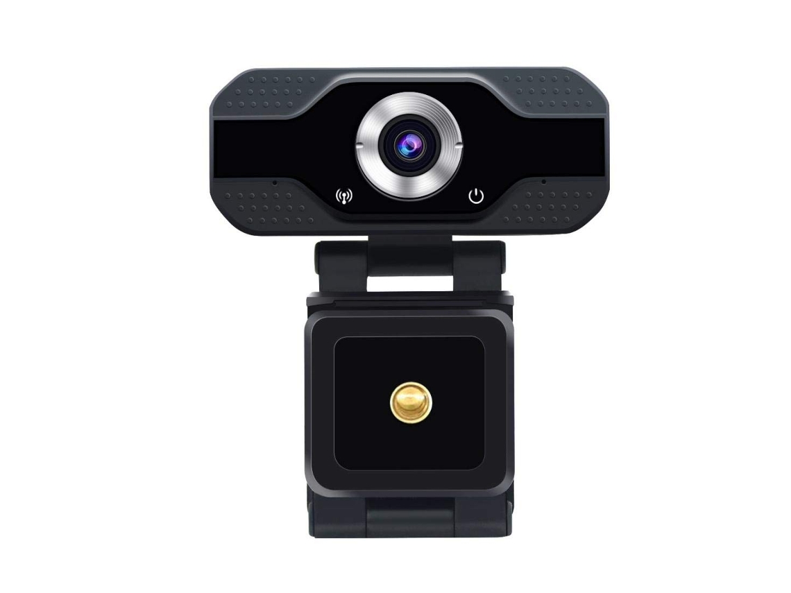 Cámara web HD 1080P USB2.0 HD con micrófono para PC (negro) IKIKSO